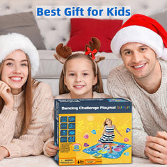 SUNLIN portable dance mat folds flat for easy storage and travel.