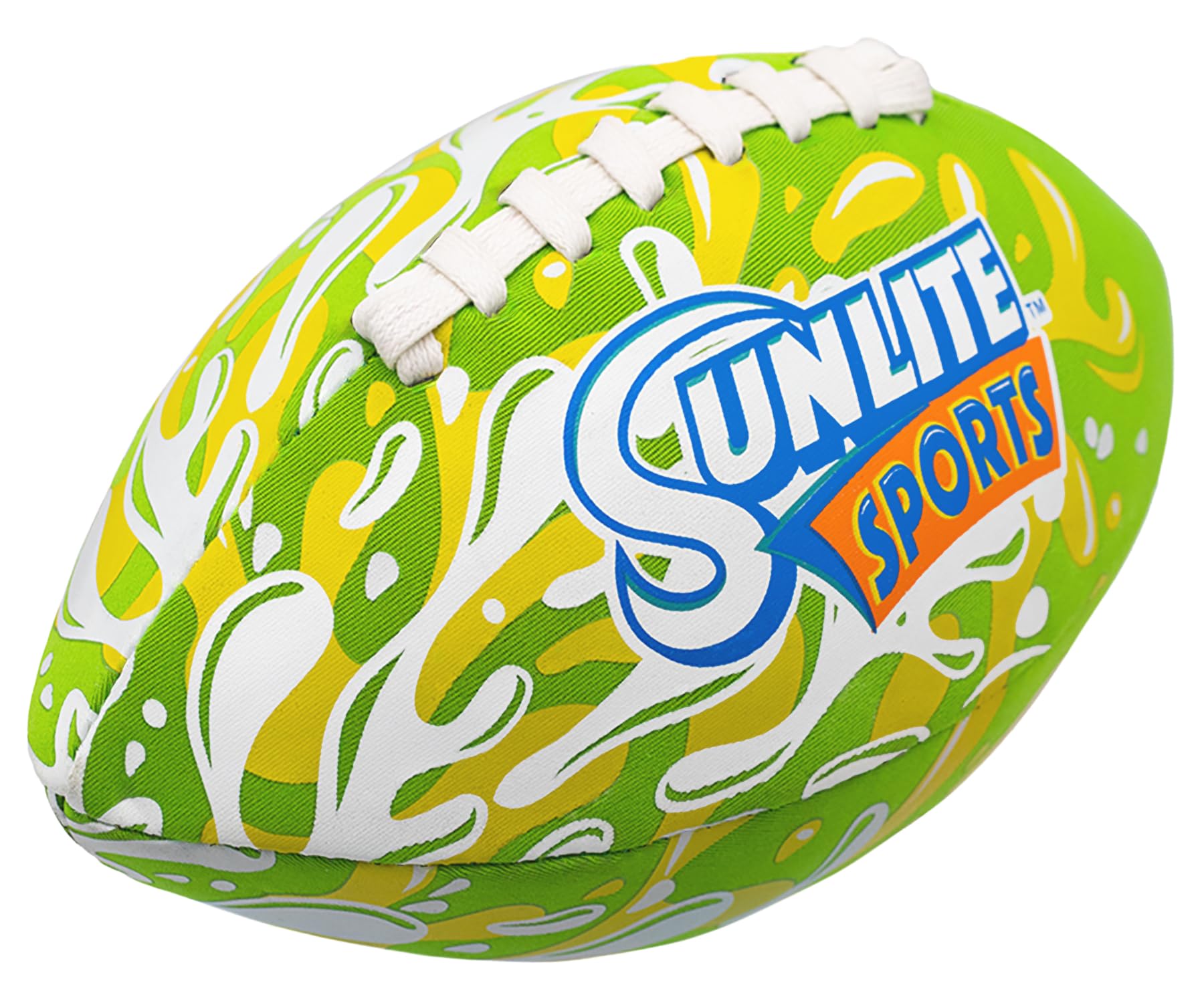 Sunlite Sports Waterproof Football in water for pool play.