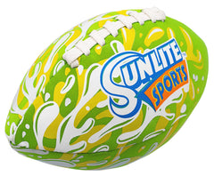 Sunlite Sports Waterproof Football in water for pool play.