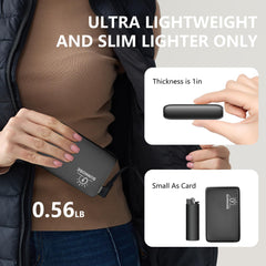 SUNNOBE pack in jacket pocket shows easy warmth access