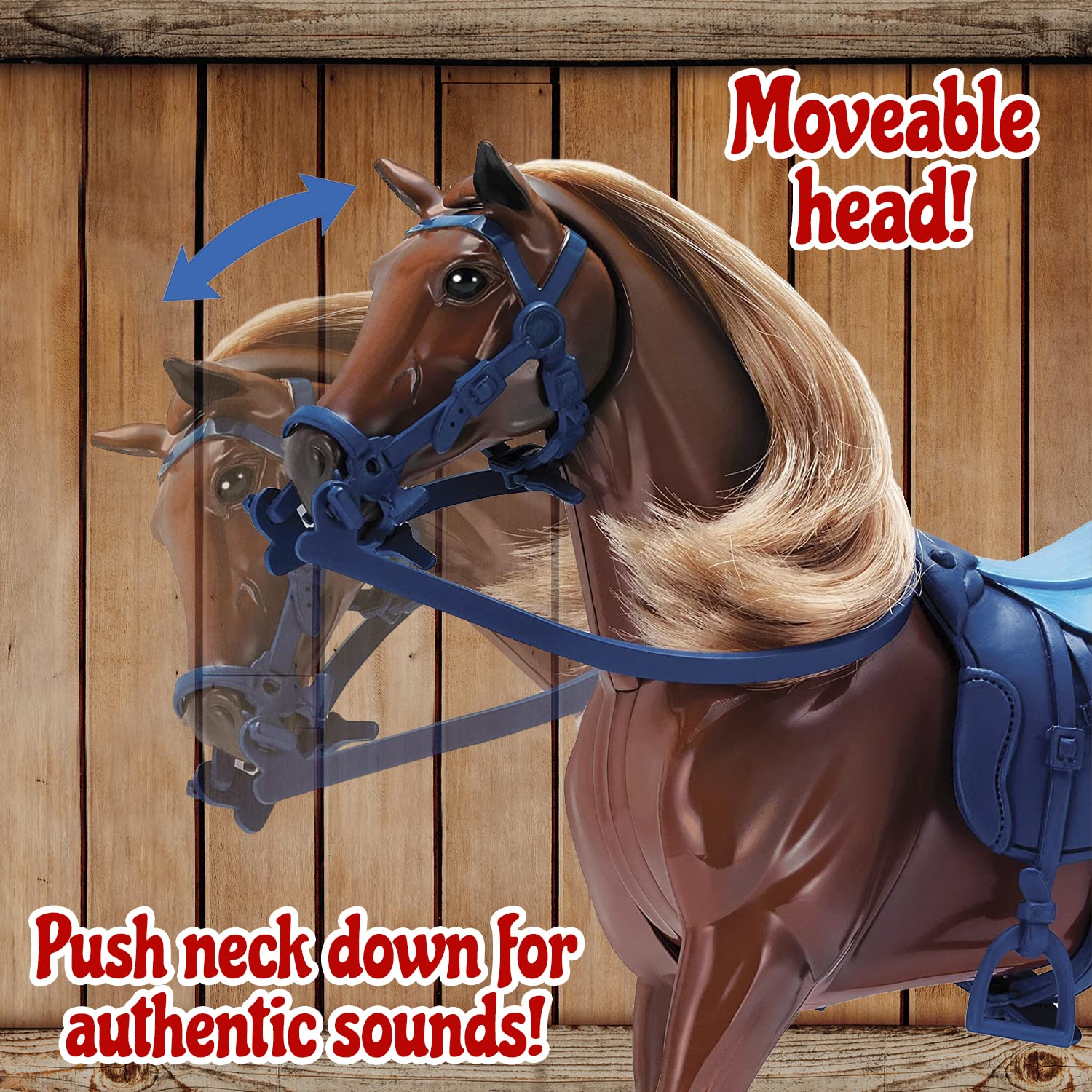 Sunny Days Appaloosa 14-piece accessory set enables complete pretend care.