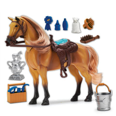 Sunny Days Entertainment Quarter Horse moveable head for engaging pretend play.