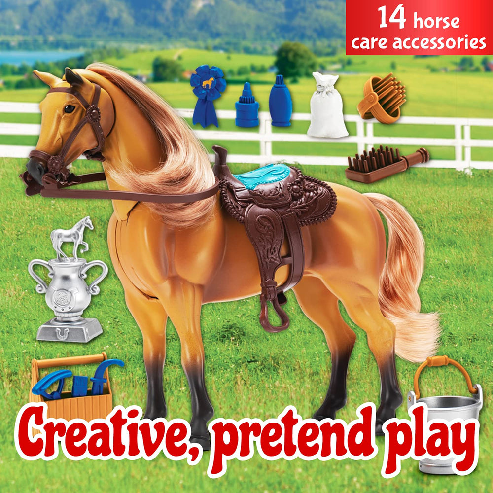 Sunny Days Entertainment Quarter Horse realistic sounds for immersive pretend play.