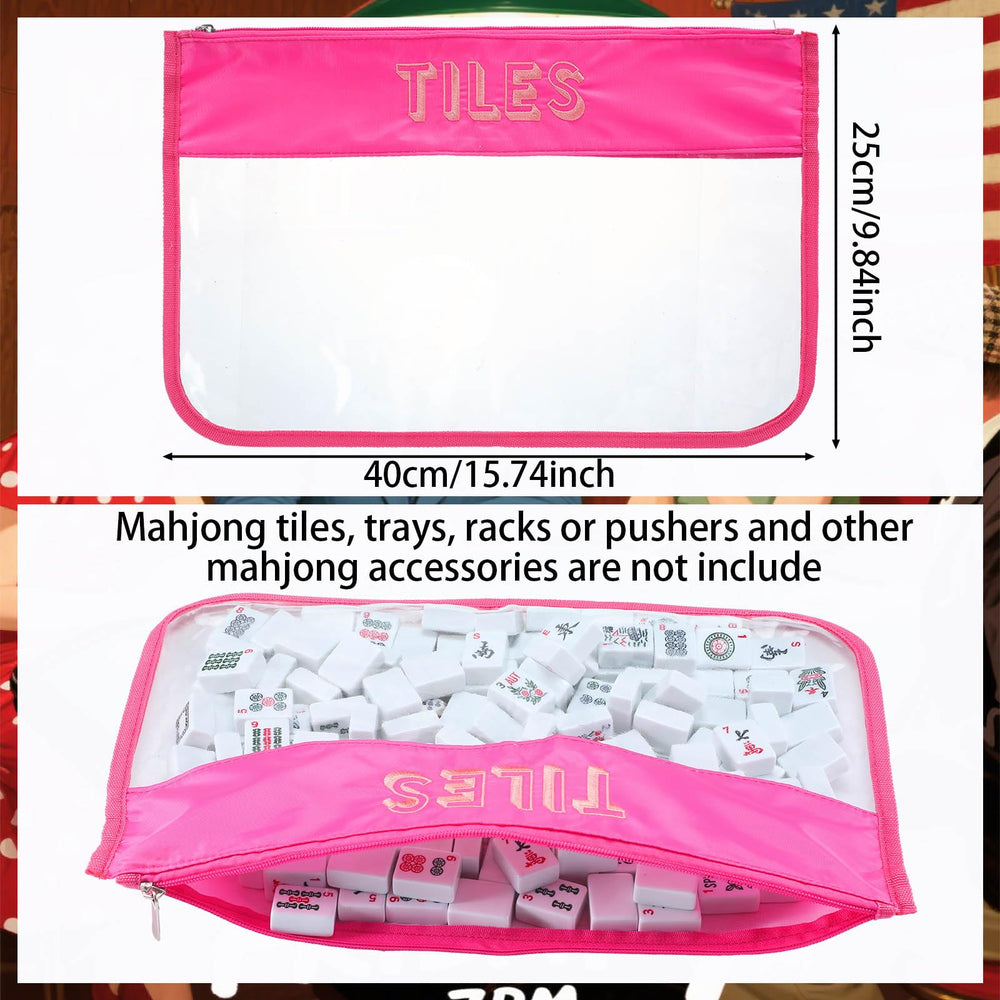 Sunnymove mahjong bag with shoulder strap for comfortable travel.