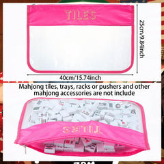 Sunnymove mahjong bag with shoulder strap for comfortable travel.