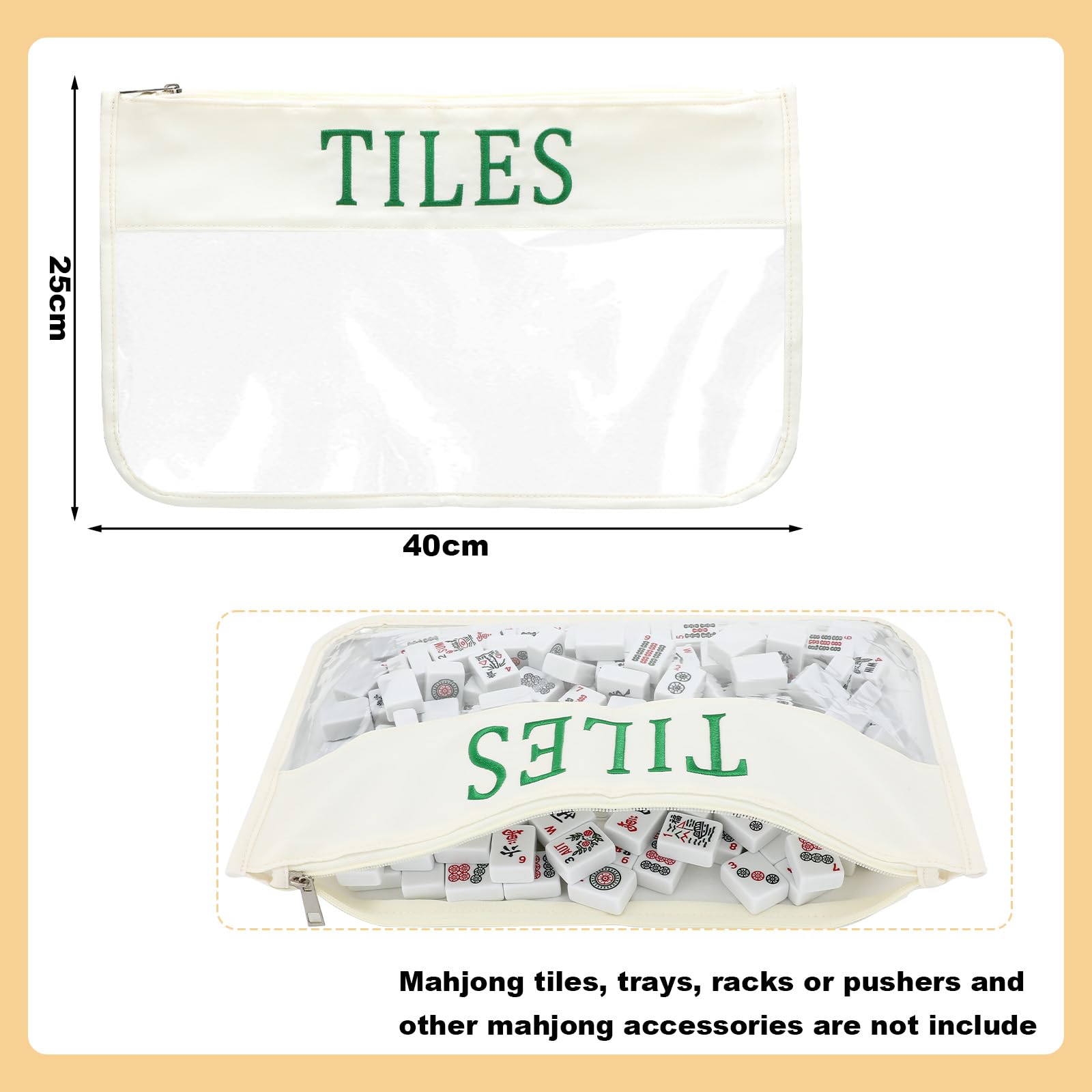 Sunnymove white drawstring bag for easy carrying of small items.