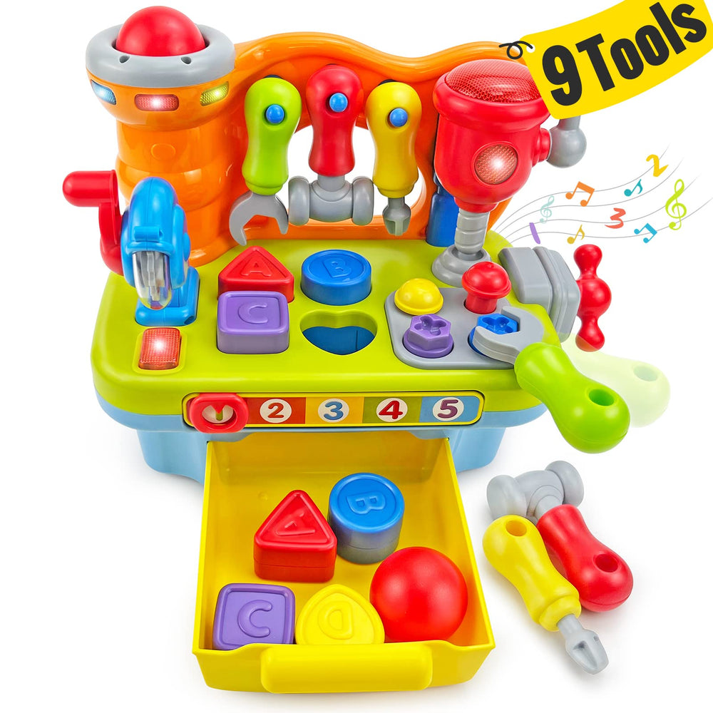 SunnyPal 9-in-1 workbench tools for safe, hands-on motor play.