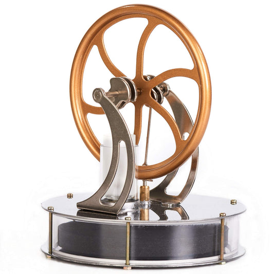 Sunnytech LT001 Stirling engine base with rugged, rust-resistant construction.
