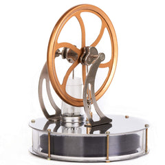 Sunnytech LT001 flywheel area spins smoothly from heat differential.