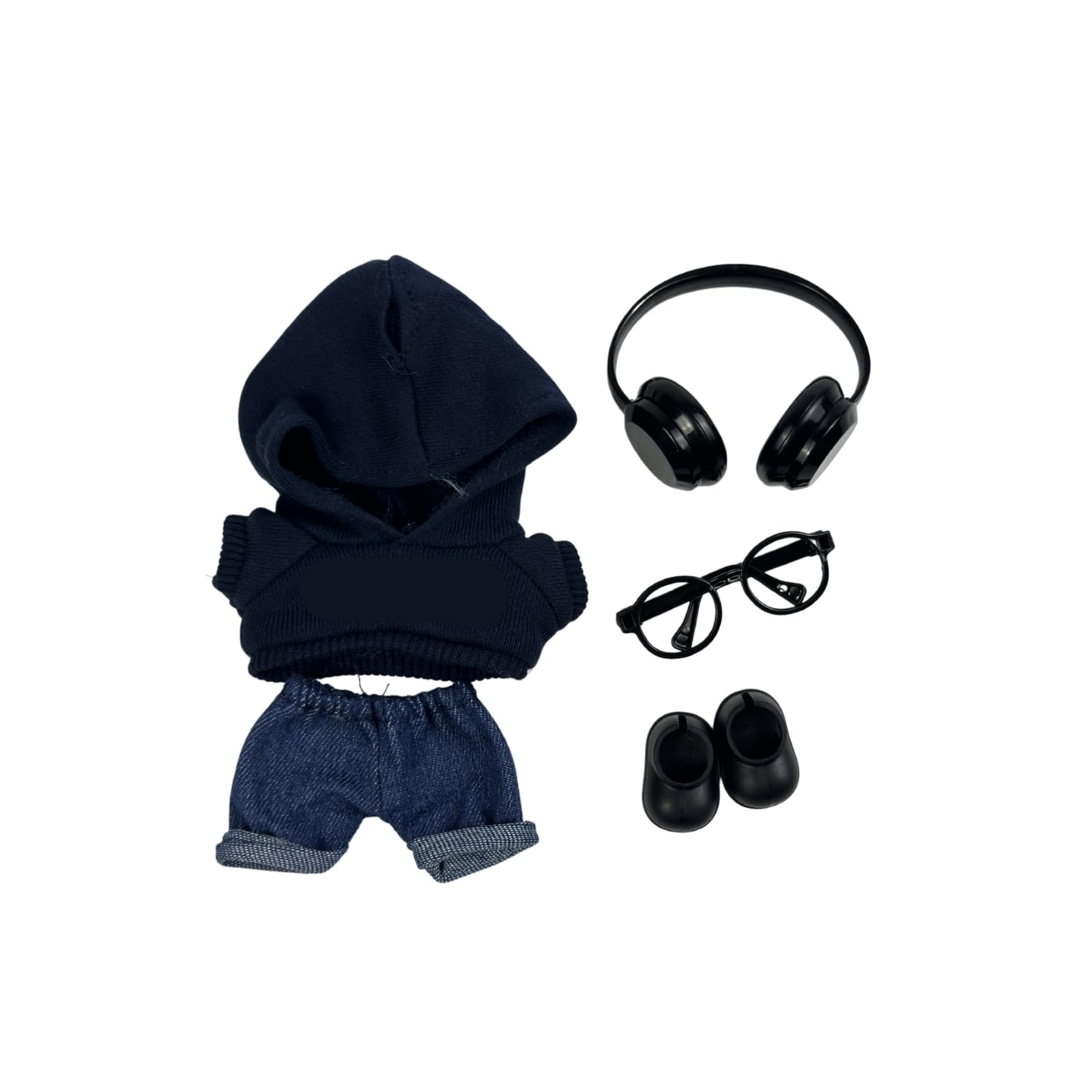 SunOutDeeal doll clothes set for 15-17cm Labubu, stylish outfit for playtime.