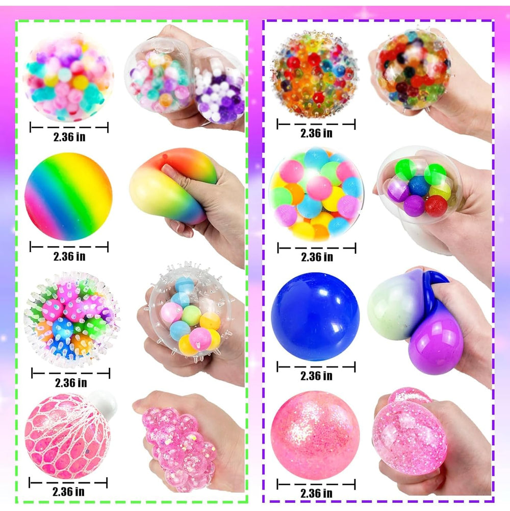 SUNPROUND Colorful fidget balls boxed for gifting or prizes.