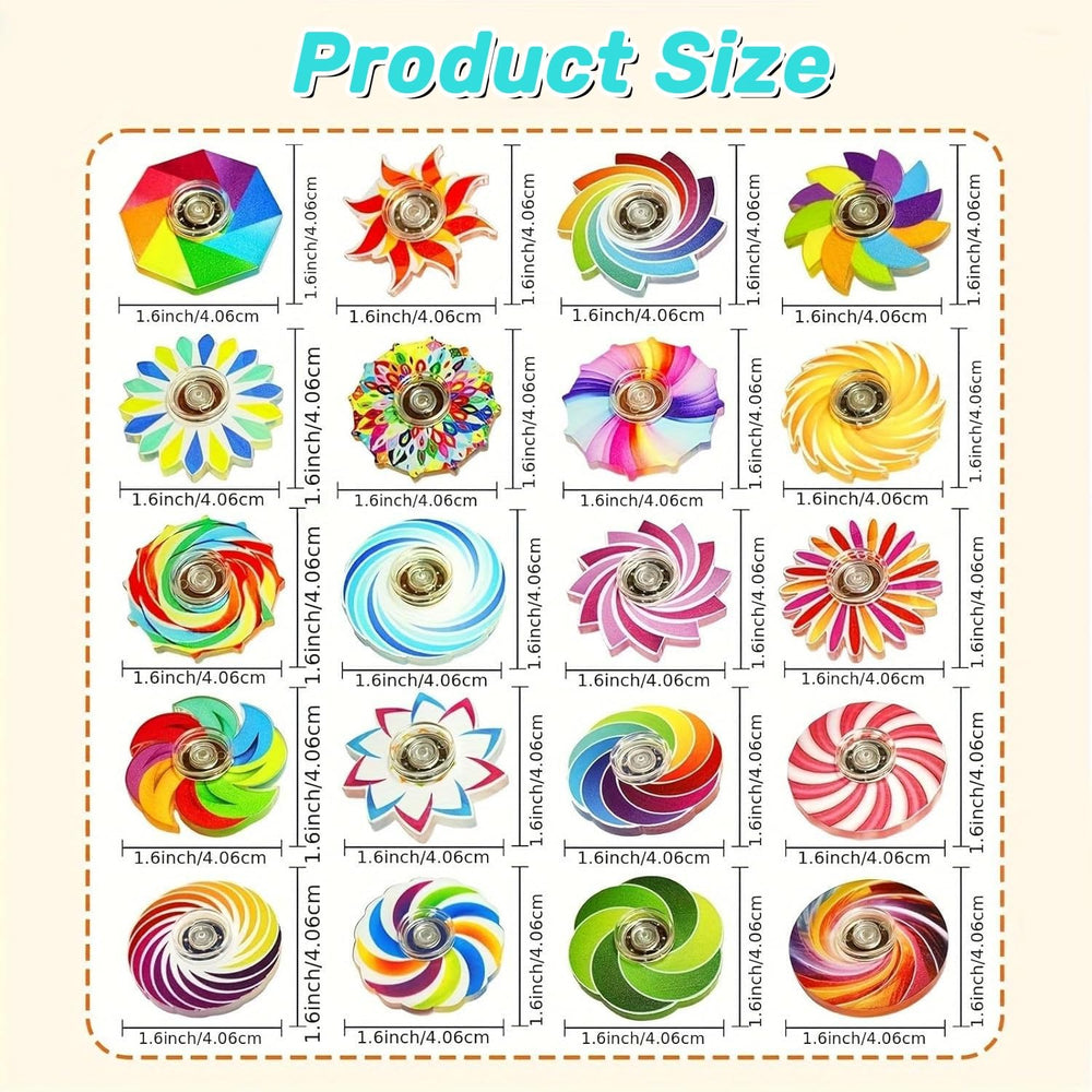 SUNPROUND mini fidget spinners for kids and adults—compact hand-held stress relief.