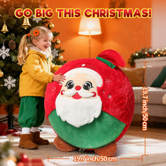 Sunrad 19.7-inch plush ball suitable for festive indoor fun