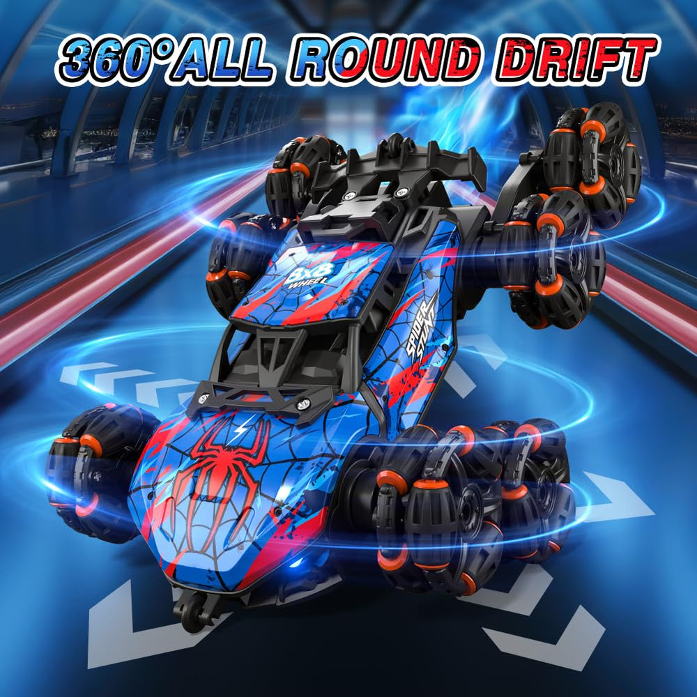 Sunrad 8WD gesture RC car kids-friendly design, ideal birthday gift.