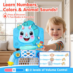 SunRiMax toy set includes gears, rings, and squeaky toy for motor skills