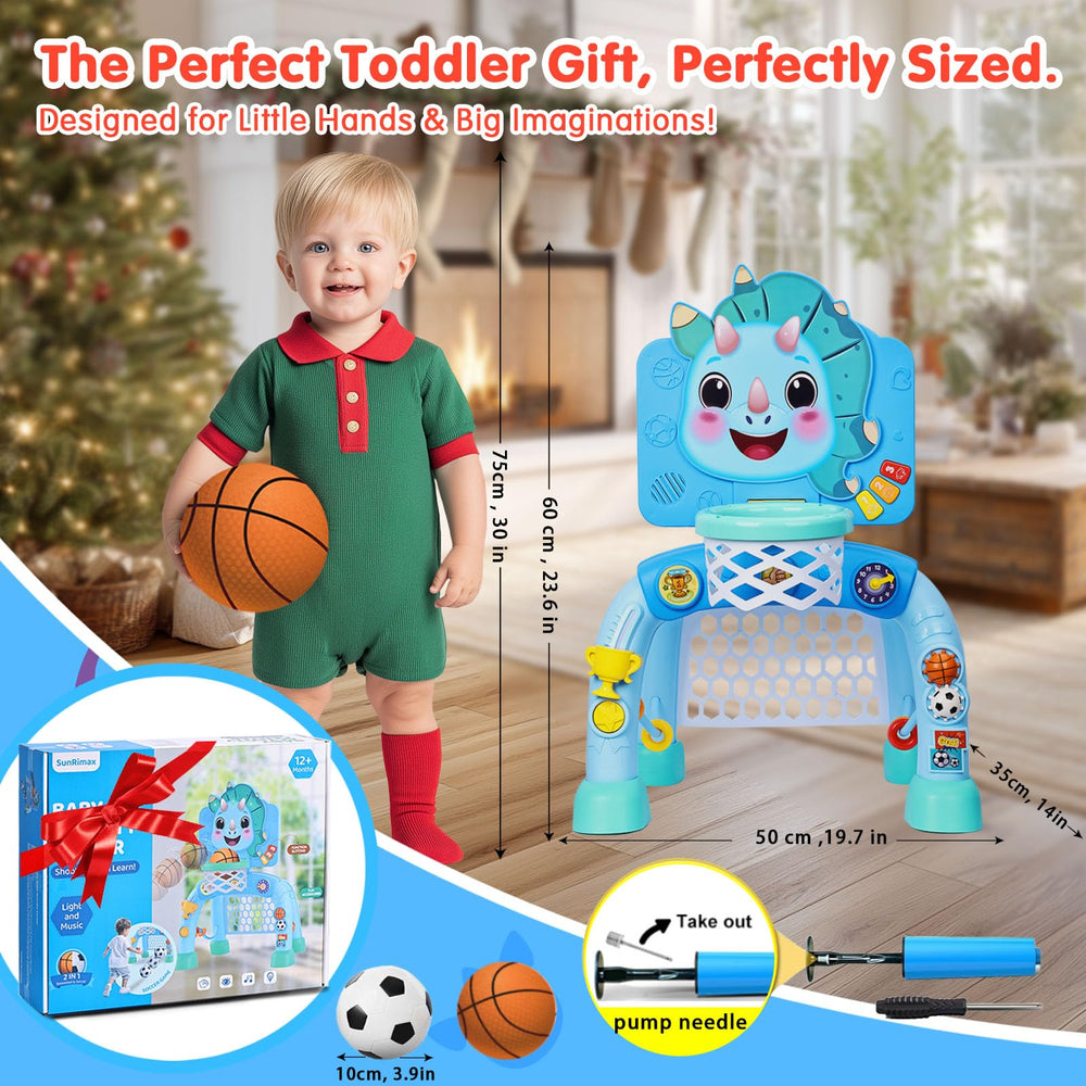 SunRiMax light-up hoop delivers 30+ sounds for interactive fun