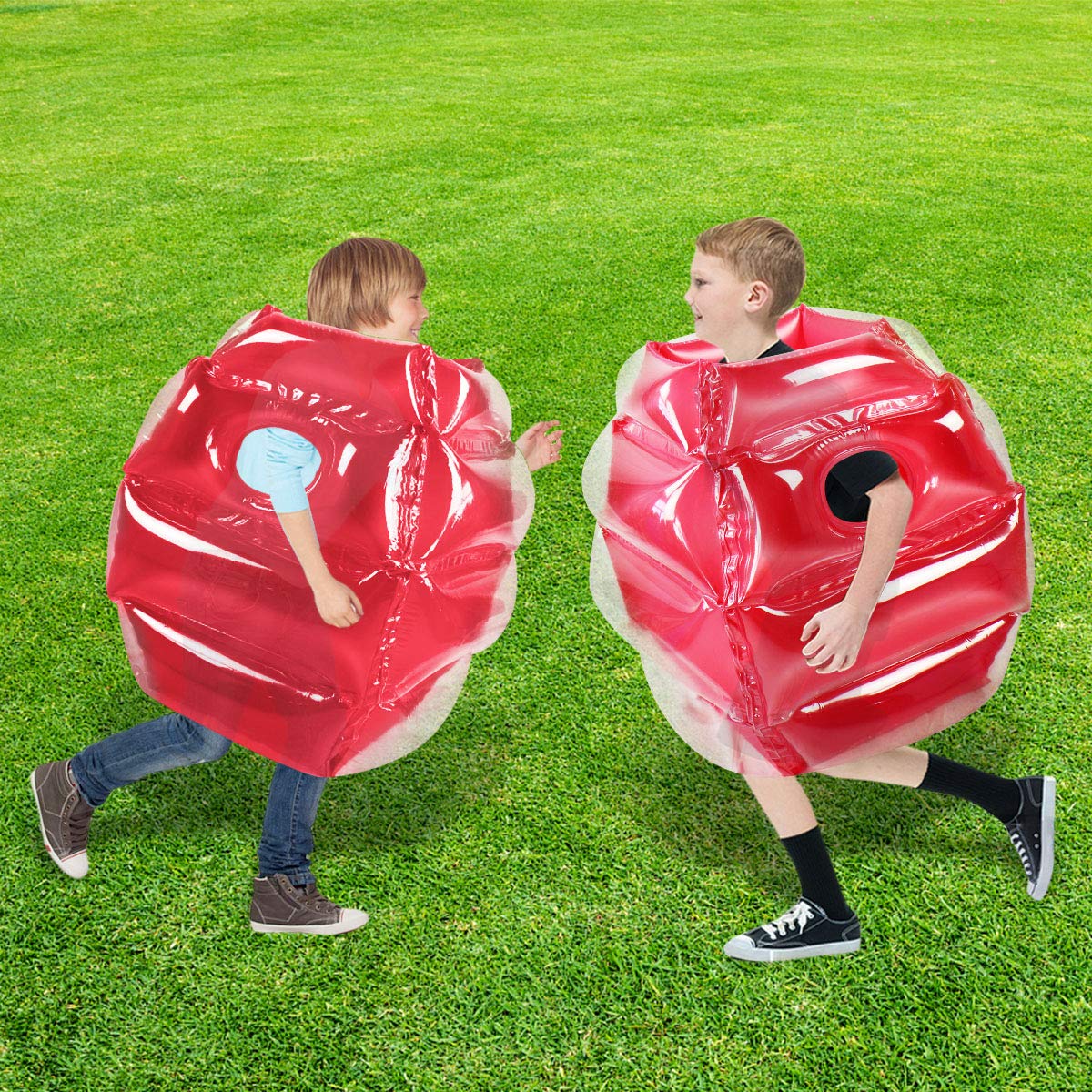SUNSHINE-MALL inflatable bumper ball enables safe, supervised outdoor play