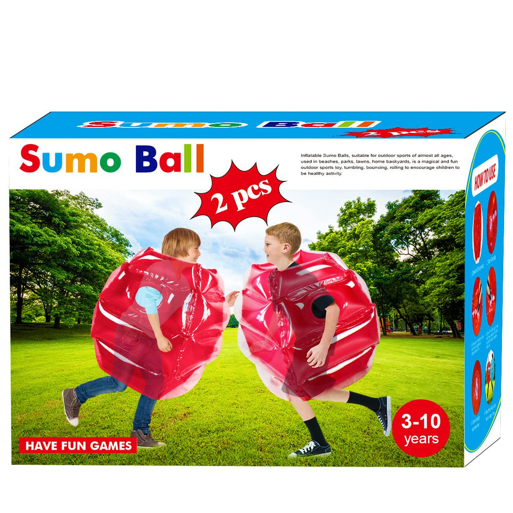 SUNSHINE-MALL wearable sumo balls provide interactive backyard fun for kids ages 3-12