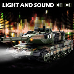 Supdex RC Tank Auto Demo showcases movements for fun displays.
