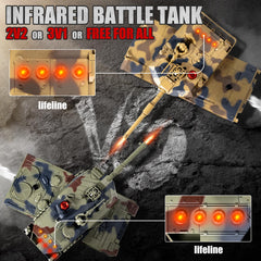 Supdex 1/24 RC Tank side view highlighting compact scale and grip-ready chassis