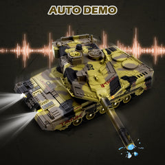 Supdex 1/24 RC Tank water smoke exhaust adds dramatic realism.