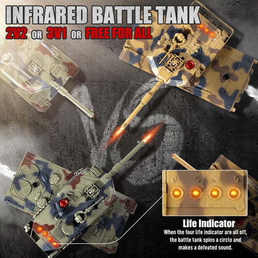 Supdex 1/24 RC Tank top view highlights compact footprint for indoor play.
