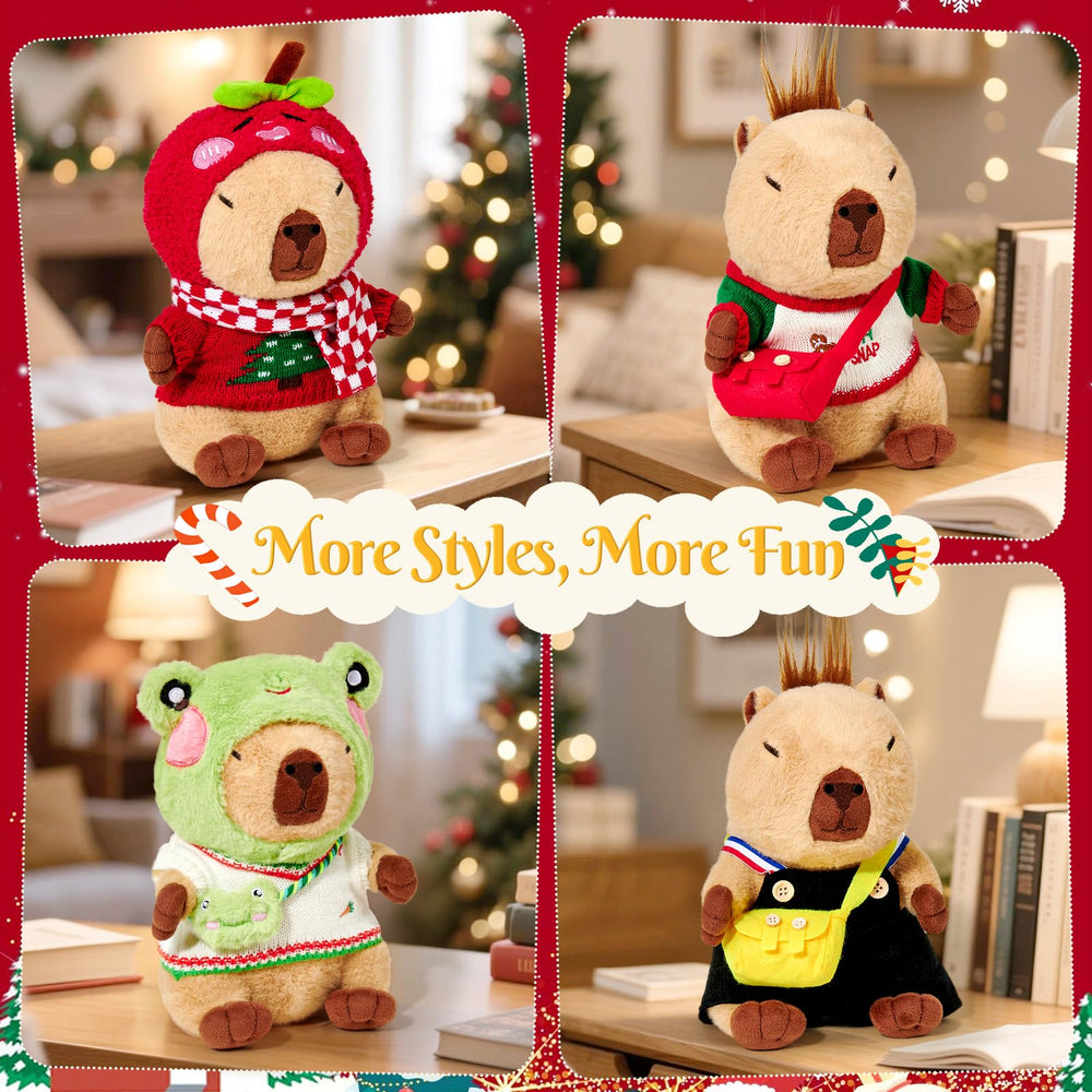 Soft capybara plush from Super Big Sister for cozy hugs and quiet moments.