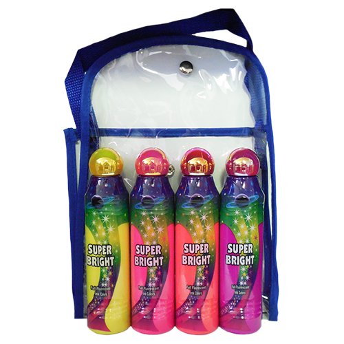 Super Bright Bingo Daubers four-pack in vinyl bag for easy gifting and storage