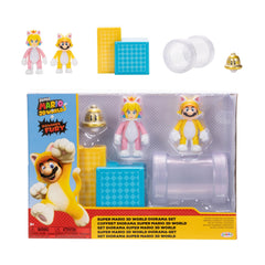 Super Mario Cat Mario figure with poseable articulation for play and display.