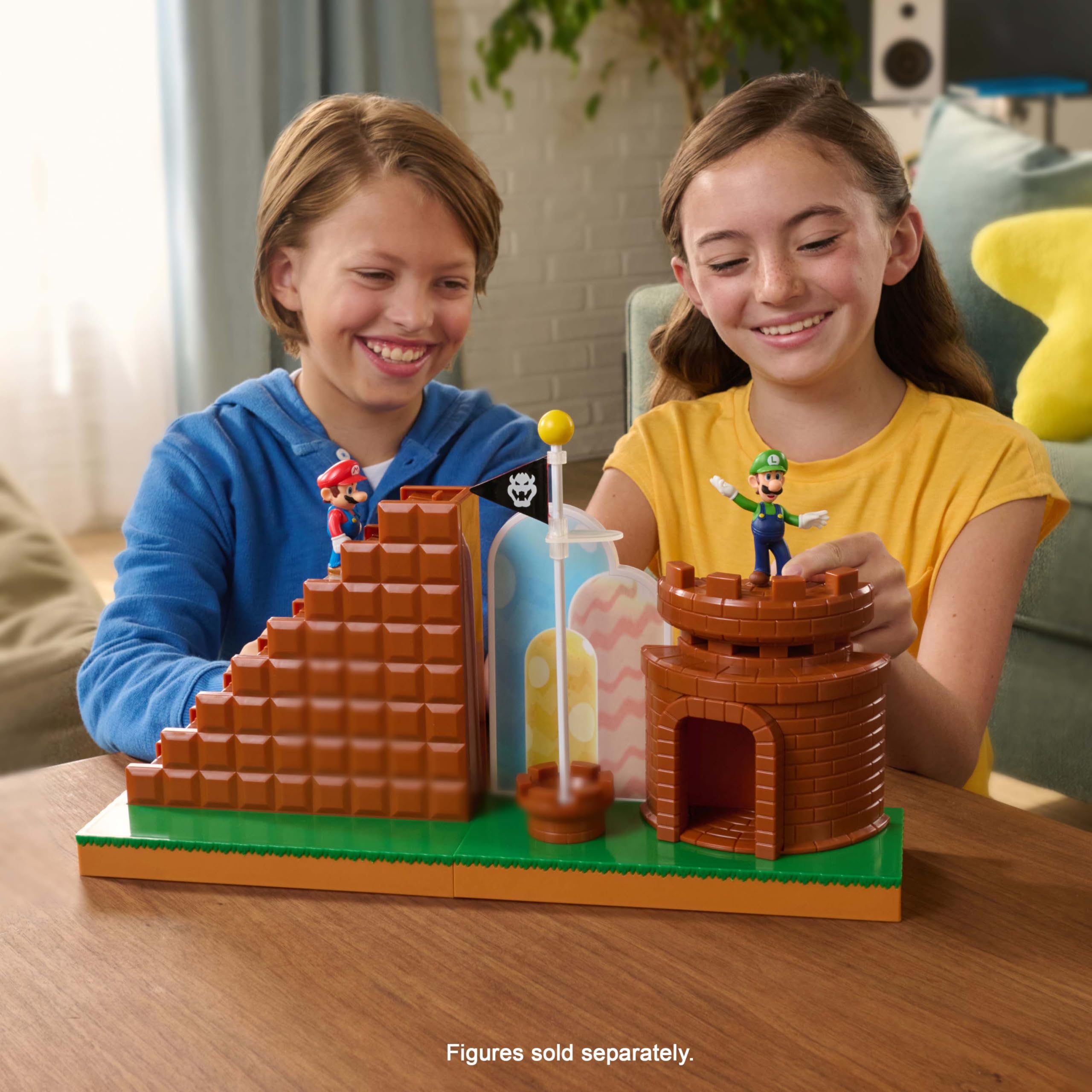 Super Mario Course Complete Playset base platform—stable base for secure play and staging