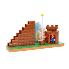Super Mario Course Complete Playset display-ready areas—multifunction layout for creative setups