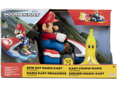 Super Mario Spin Out Kart performing 360-degree spins during a race