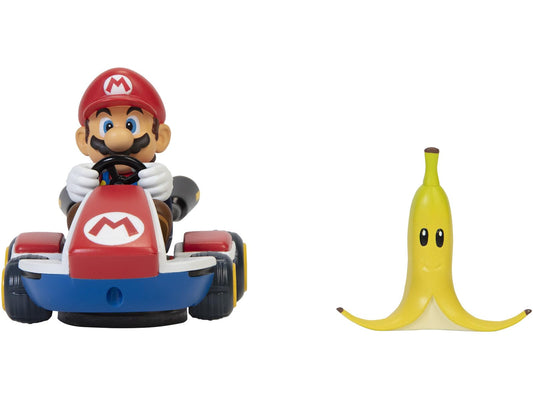 Super Mario Spin Out Kart front trigger activates 360 spins for dynamic play