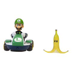 Spin Out Luigi Racer in action showing 360 spins for engaging play