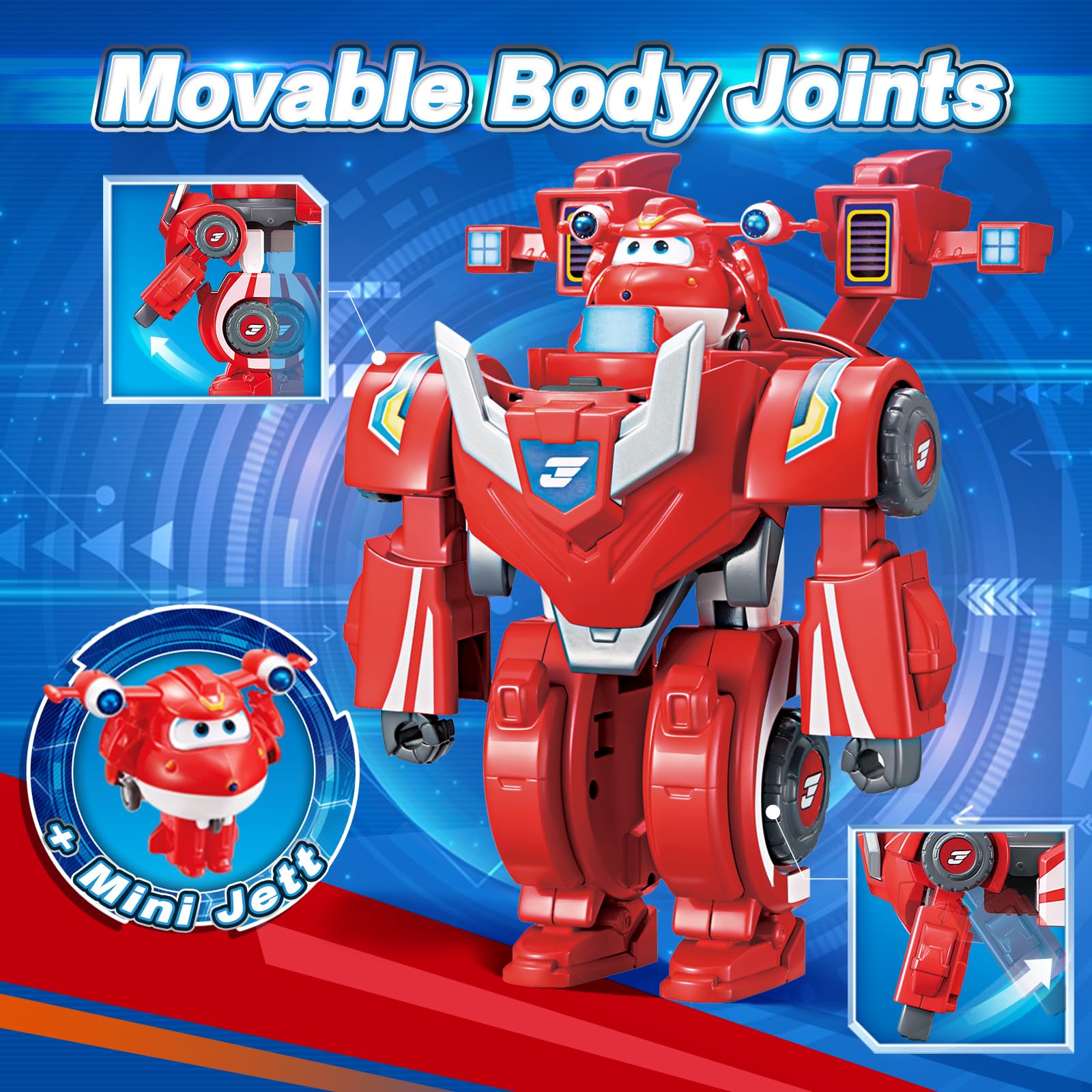 Model highlights 360-degree movable joints for flexible poses