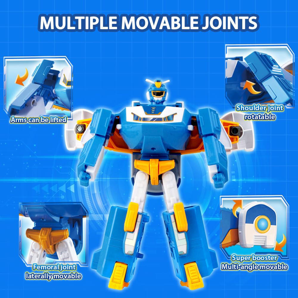 Super Wings durable translucent material withstands kid play and rough handling