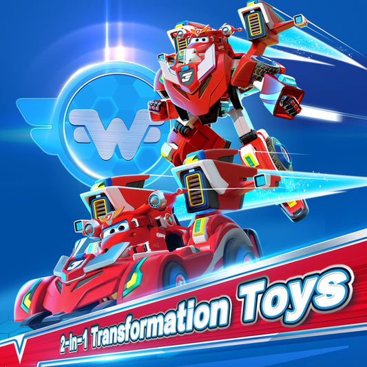 Smiling Super Wings Jett mini pet companion ready for portable storytelling