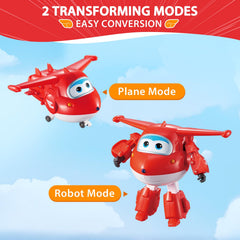 Super Wings Jett converts to robot form to support problem-solving play