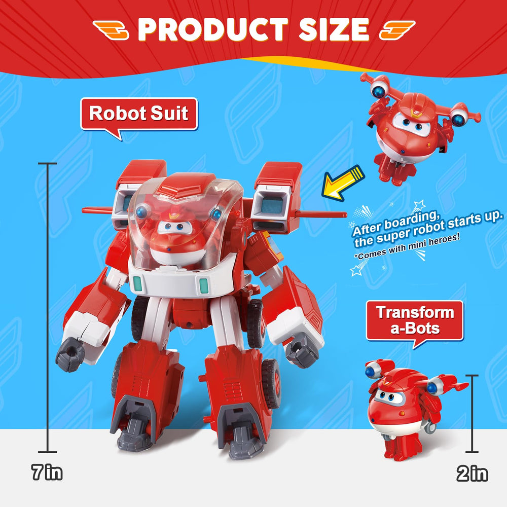 Super Wings Jett's imaginative play scenes foster creativity without batteries.
