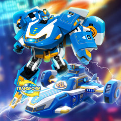 Super Wings multi-step transformation play encourages creativity and imagination