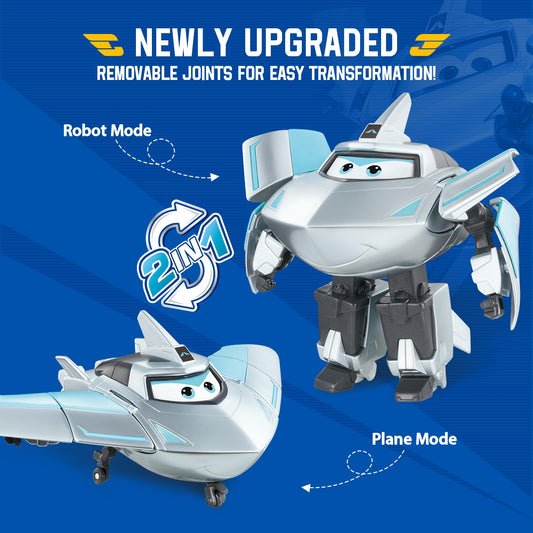 Super Wings Transforming Traver robot form encourages problem solving during play