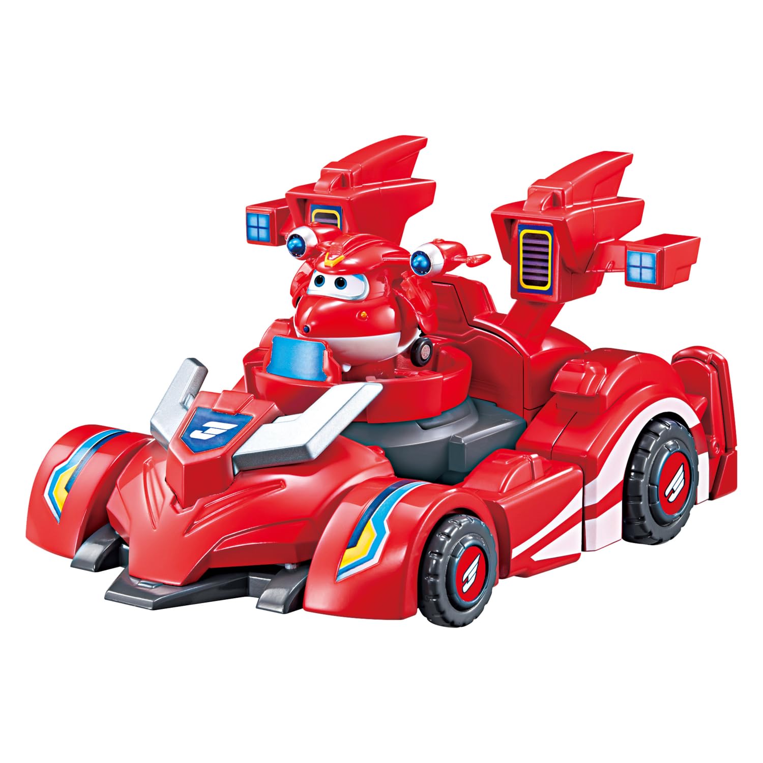 Robot and car mode with real working wheels for tactile exploration