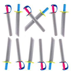 Super Z Outlet 16-inch foam prince sword for safe pretend play with blue-yellow handles