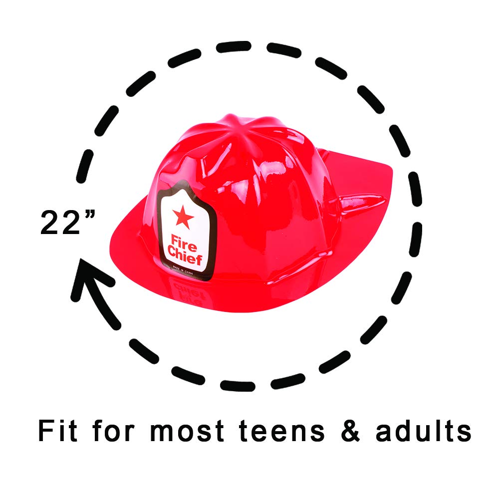 Super Z Outlet kid and adult firefighter helmet; versatile for pretend play.