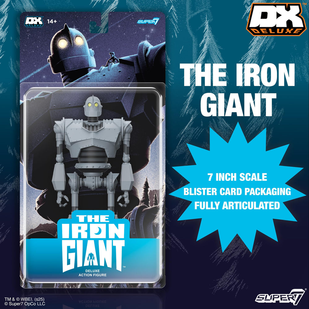 Collector piece: Super7 Iron Giant Deluxe for fans and displays.