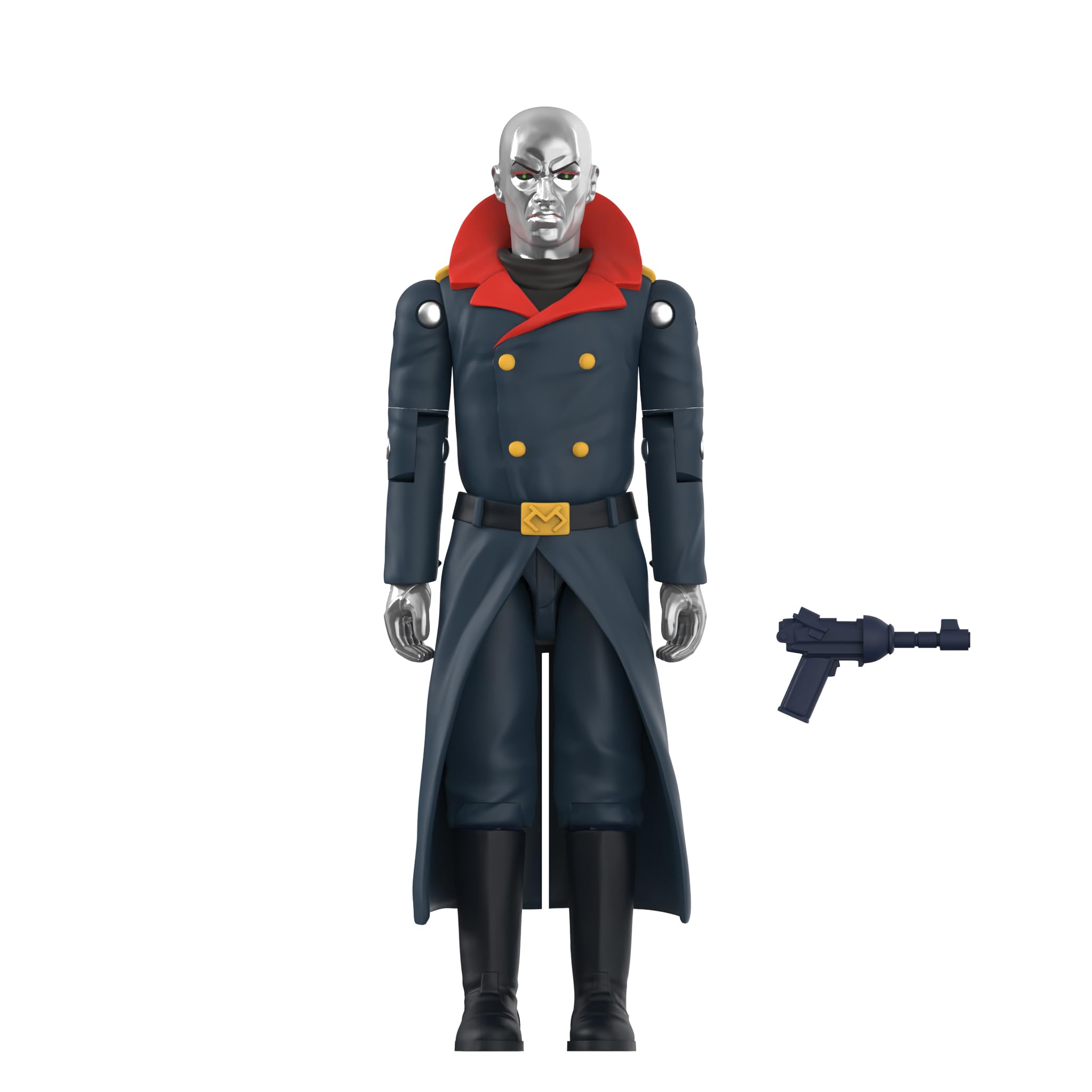 Super7 Destro Arctic pistol accessory enhances poseability and play.