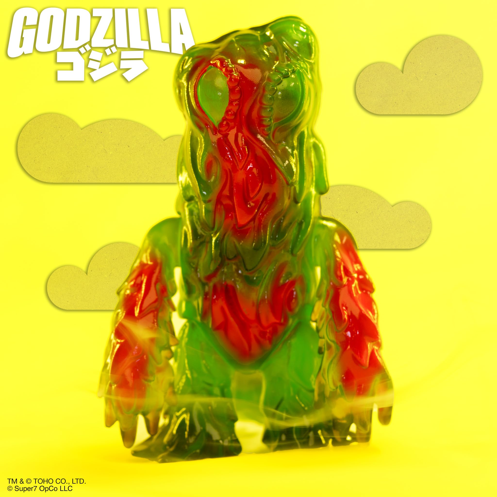 Super7 Hedorah 71 Clear Green pose-ready figure captures iconic monster stances