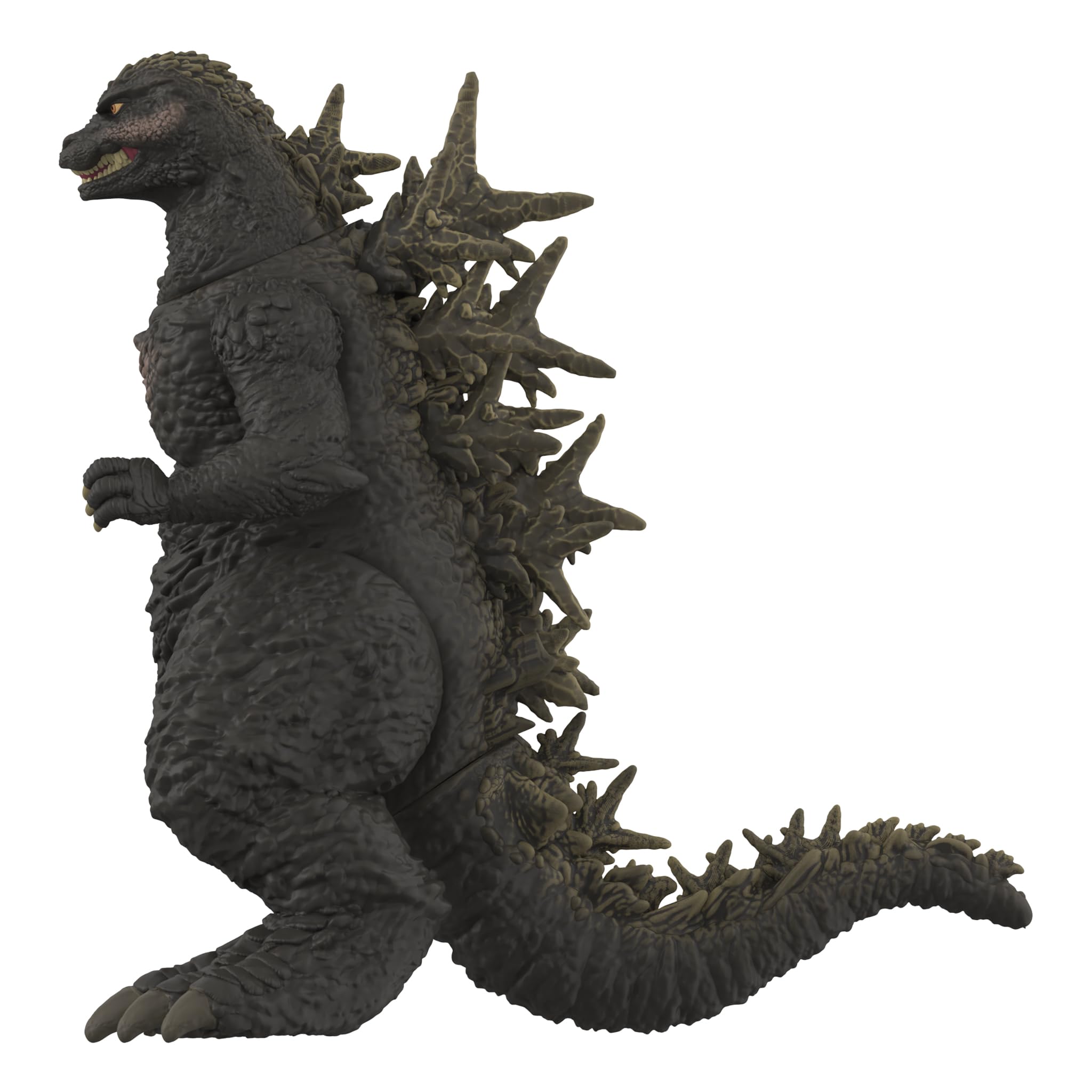 Articulated pose of Super7 Toho Godzilla Minus One figure for dynamic scenes