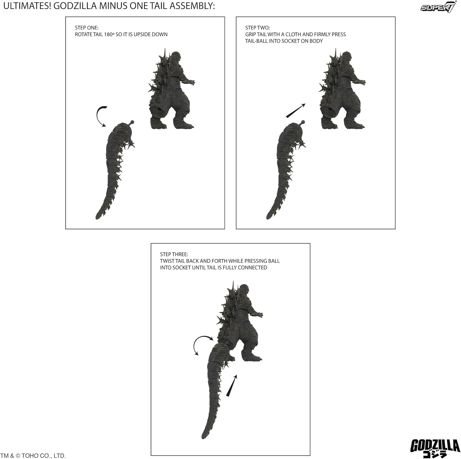 Super7 Toho Godzilla Minus One figure ready for action-packed display setups