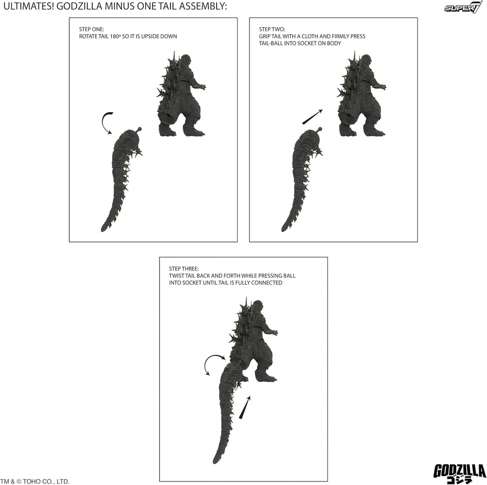 Super7 Toho Godzilla Minus One figure ready for action-packed display setups